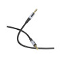 Кабель мультимедійний 3.5mm M to 3.5mm M 1.0m black BOROFONE (6941991108310)
