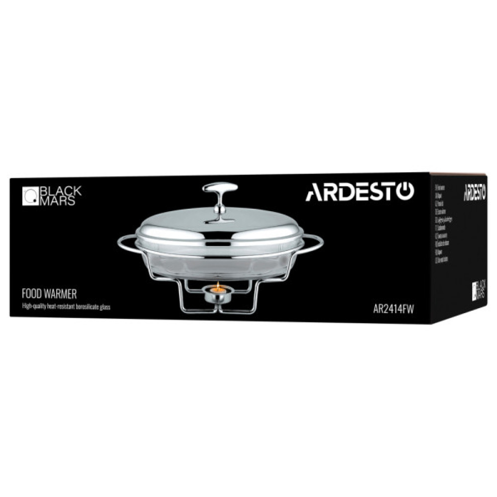 Мармит ARDESTO Black Mars Oval 3 л (AR2414FW)
