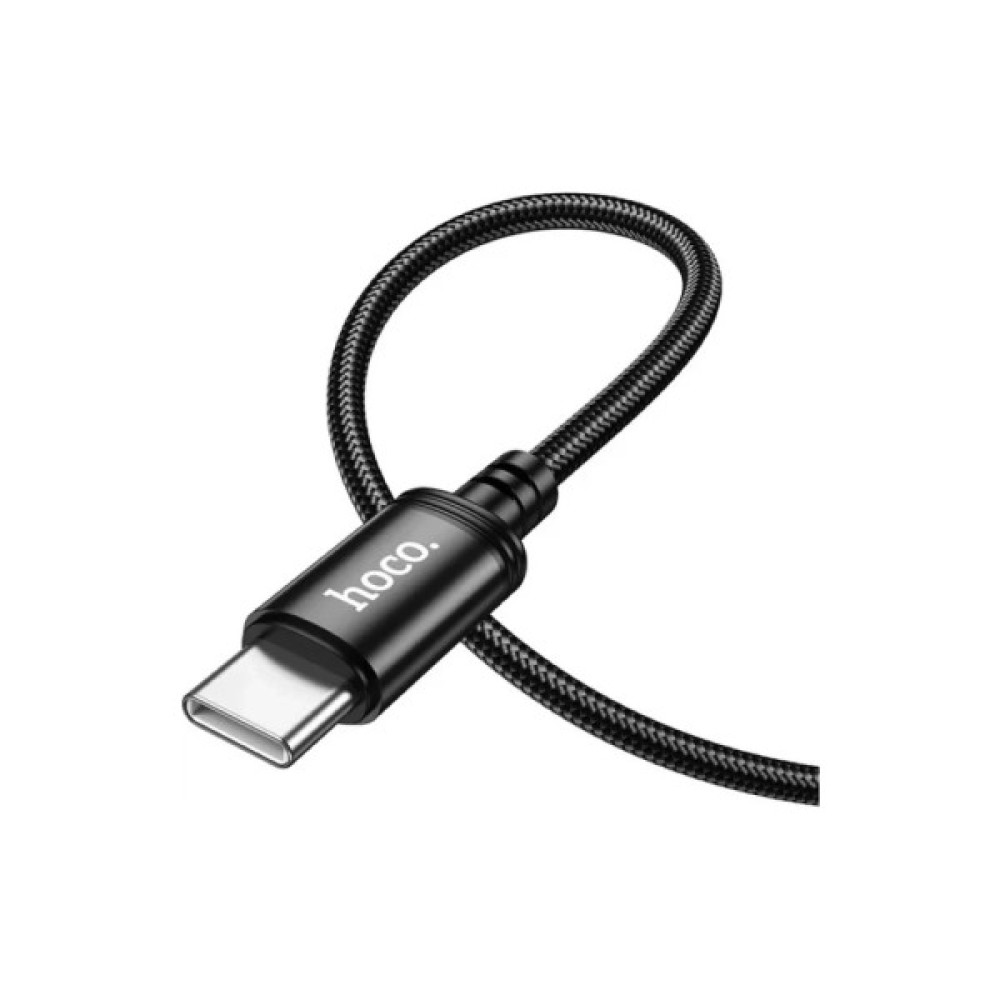 Дата кабель USB 2.0 AM to USB-C 3.0m X91 Radiance black HOCO (6931474788726)