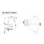 Змішувач Blanco MIDA ХРОМ (517742) Змішувач Blanco MIDA ХРОМ (517742)
