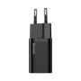 Зарядний пристрій Baseus Super Si 1C 20W With Cable Type-C/iP Black (TZCCSUP-B01) Зарядний пристрій Baseus Super Si 1C 20W With Cable Type-C/iP Black (TZCCSUP-B01)