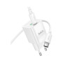 Зарядний пристрій HOCO C147A Charm 1xUSB-C PD20W + 1xUSB QC3.0 + cable USB-C to USB-C White (6942007630290) Зарядний пристрій HOCO C147A Charm 1xUSB-C PD20W + 1xUSB QC3.0 + cable USB-C to USB-C White (6942007630290)