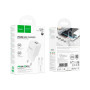 Зарядний пристрій HOCO C147A Charm 1xUSB-C PD20W + 1xUSB QC3.0 + cable USB-C to USB-C White (6942007630290) Зарядний пристрій HOCO C147A Charm 1xUSB-C PD20W + 1xUSB QC3.0 + cable USB-C to USB-C White (6942007630290)