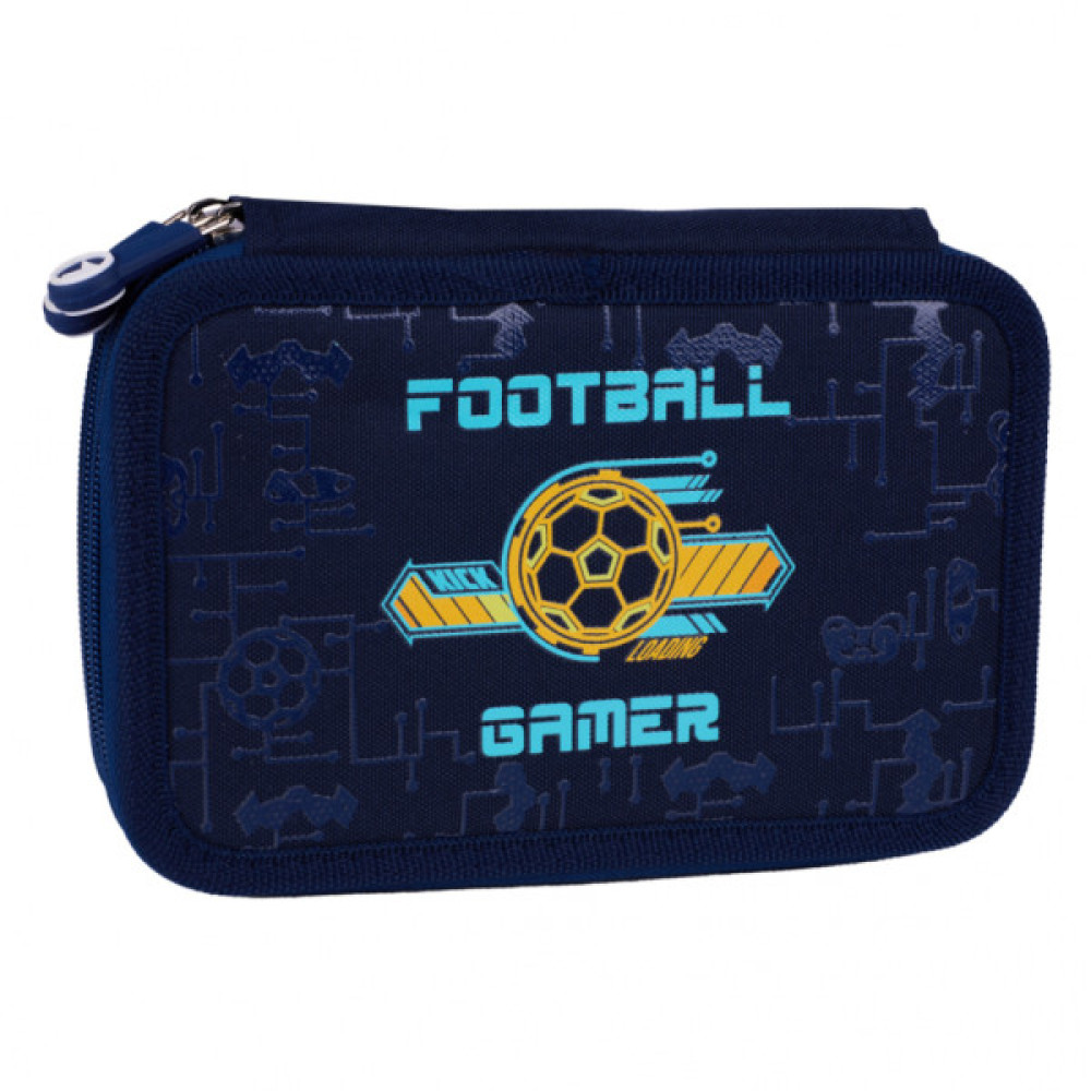 Пенал Yes Football Gamer HP-01 твердий подвійний (533642)