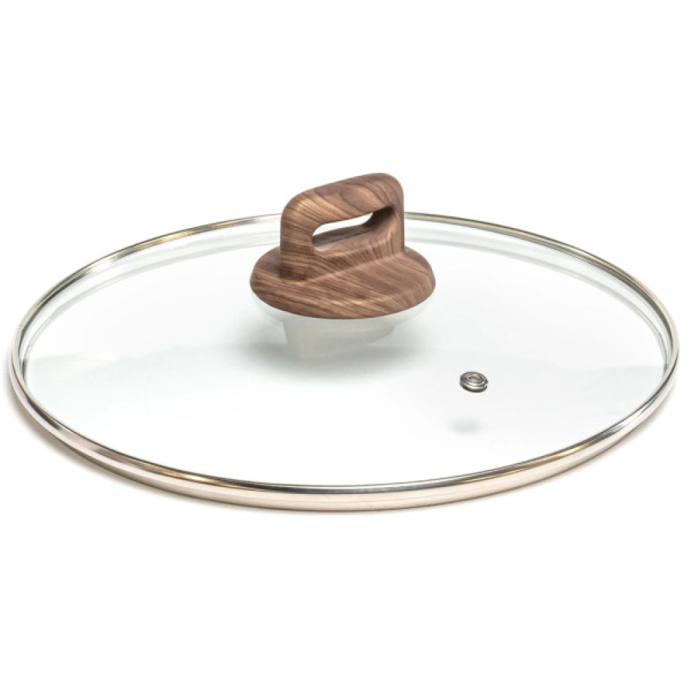 Сковорода Hölmer Wood кована з кришкою 24 см (FP-22524-SWBL Wood)