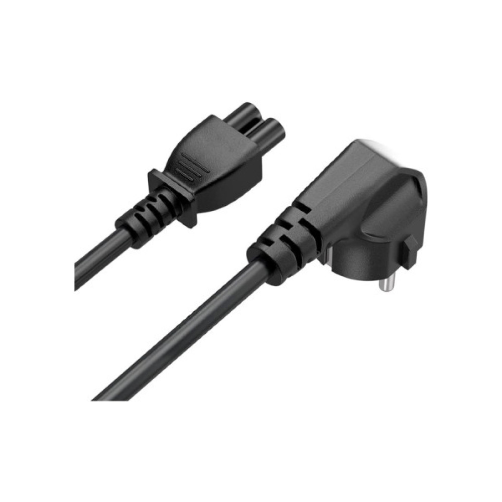 Кабель живлення C5 1.0m black ColorWay (CW-CBP084-BK)