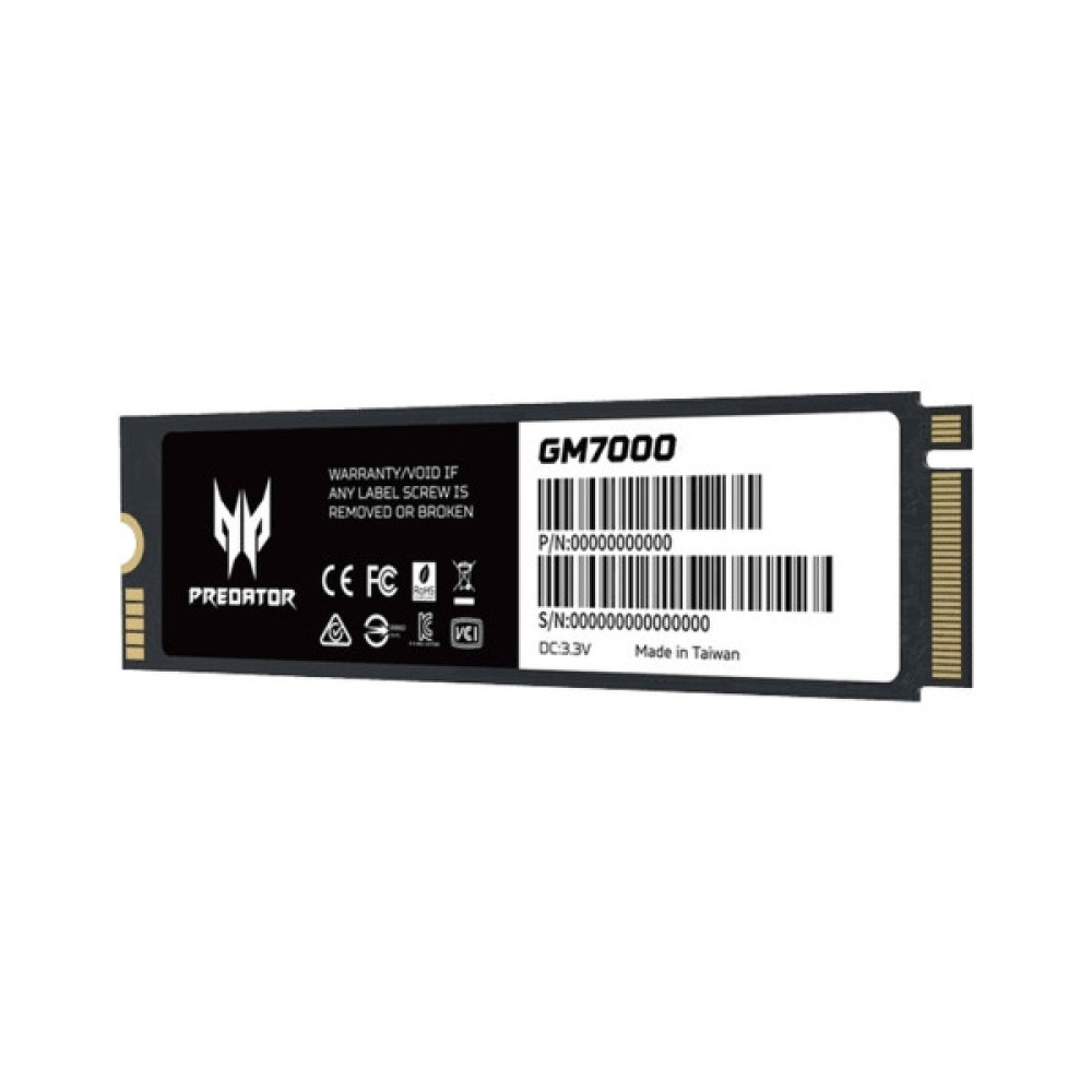 Накопичувач SSD M.2 2280 2TB GM7000 Acer Predator (BL.9BWWR.106)