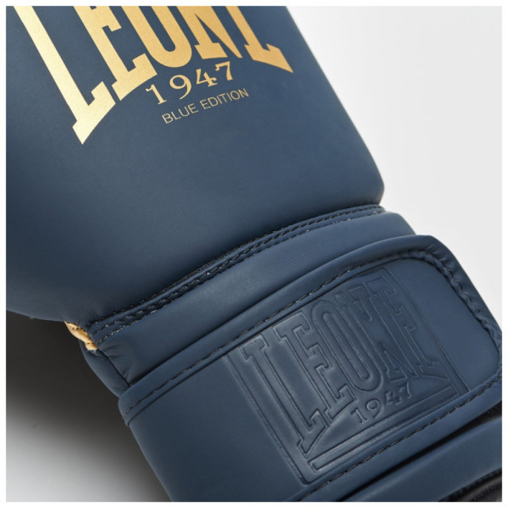 Боксерські рукавички Leone GN059B Blue Edition 16 унцій (GN059B_Blue_16oz)