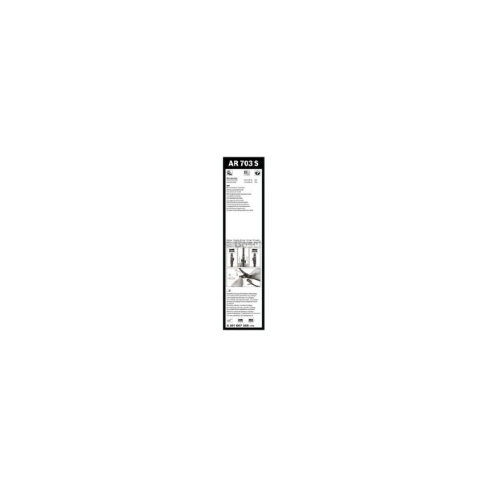 Щітка склоочисника Bosch 3 397 007 568