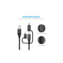 Дата кабель USB 2.0 AM to Lightning + Micro 5P + USB-C 1.2m MFI Choetech (IP0030-BK) Дата кабель USB 2.0 AM to Lightning + Micro 5P + USB-C 1.2m MFI Choetech (IP0030-BK)