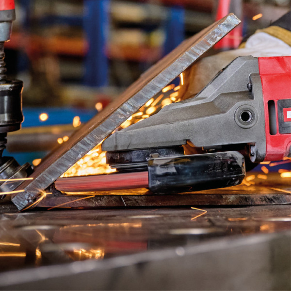 Шліфмашина кутова акумуляторна Einhell Professional TP-AG 18/125 F Li BL - Solo PXC 18В 125мм 8500об/хв плаский редуктор 1.57кг без АКБ та ЗП