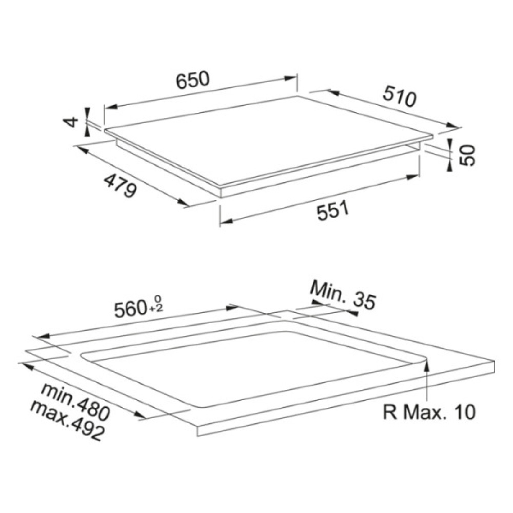 Варильна поверхня Franke Smart FSM 654 I BK, індукційна, Slider, Power Limitation, чорна