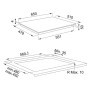 Варильна поверхня Franke Smart FSM 654 I BK, індукційна, Slider, Power Limitation, чорна