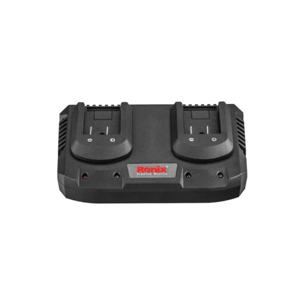 Зарядний пристрій для акумуляторів інструменту Ronix 20В, 2.2А x 2 (8994)