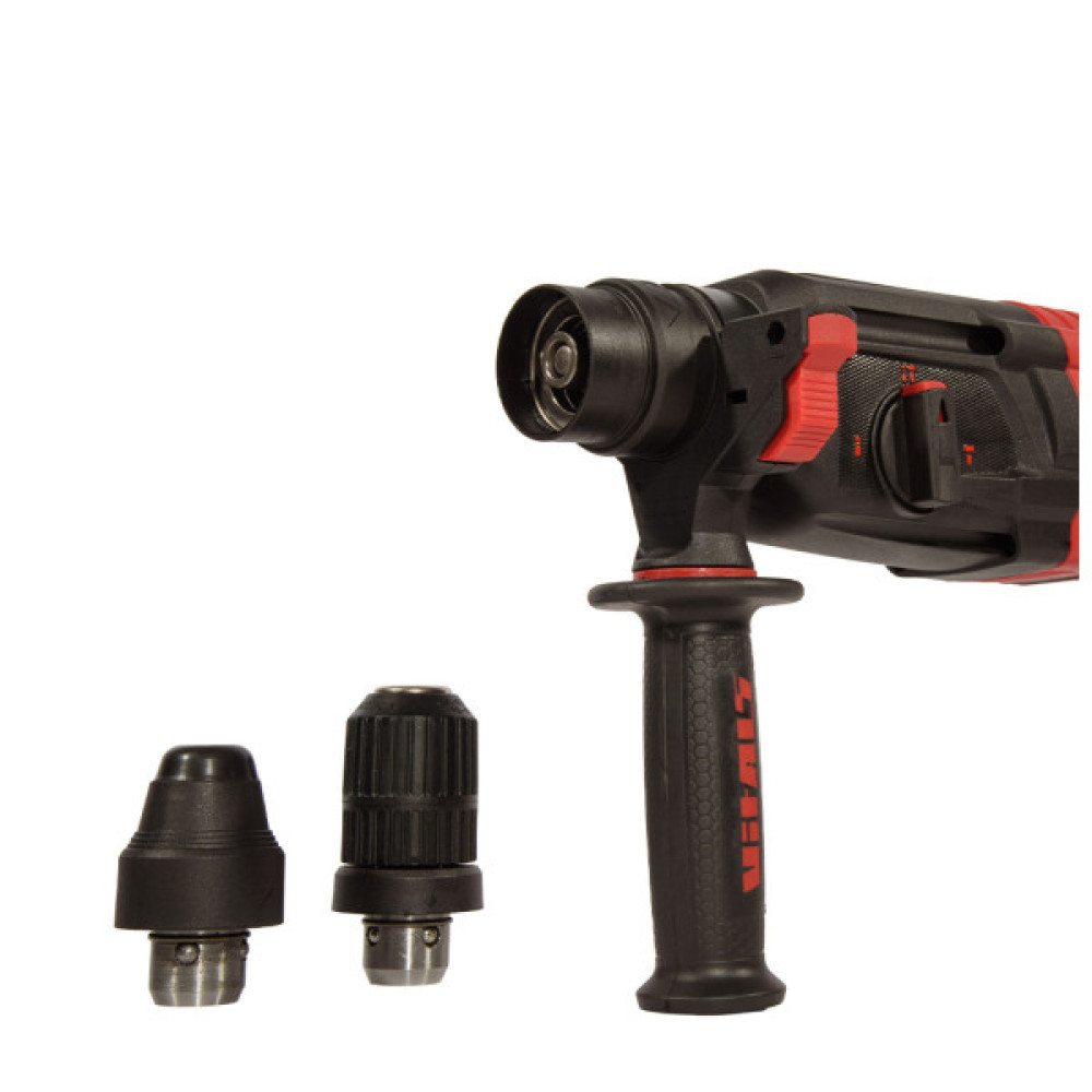 Перфоратор Vitals Master, Ra 2680BNavsq, 800W, 3J, 0-5500уд/хв, 0-1350об/хв, SDS-plus, 3 режими, кейс (243913)