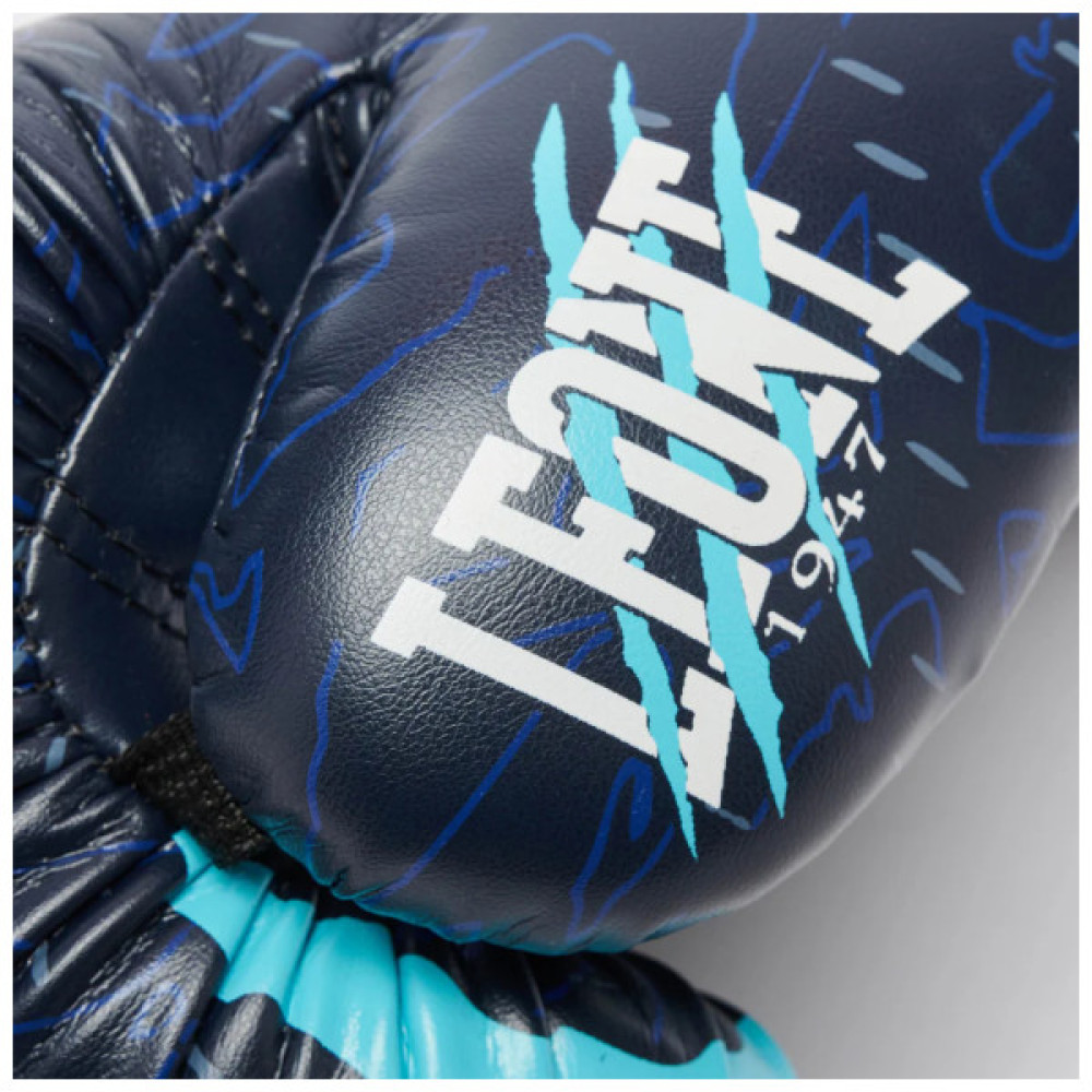 Боксерські рукавички Leone GN004 Primal Instinct Blue 16 oz (GN004_Blue_16oz)