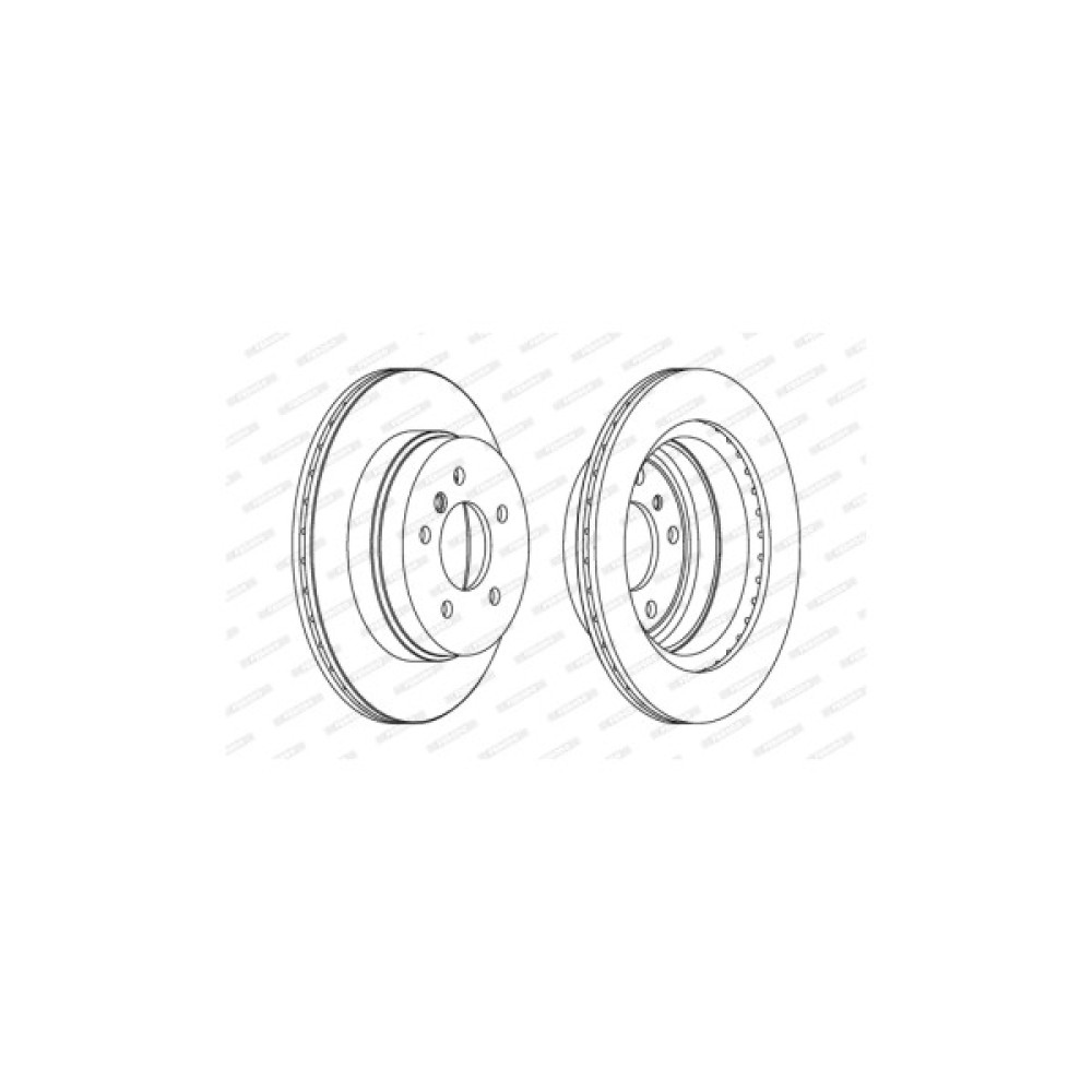 Гальмівний диск FERODO DDF1697C