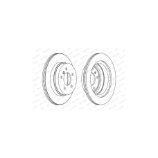 Гальмівний диск FERODO DDF1697C