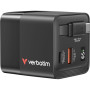 Зарядний пристрій Verbatim GaN 65 W 2 ports (USB-C/1xUSB-A) (32217) Зарядний пристрій Verbatim GaN 65 W 2 ports (USB-C/1xUSB-A) (32217)