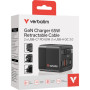 Зарядний пристрій Verbatim GaN 65 W 2 ports (USB-C/1xUSB-A) (32217) Зарядний пристрій Verbatim GaN 65 W 2 ports (USB-C/1xUSB-A) (32217)