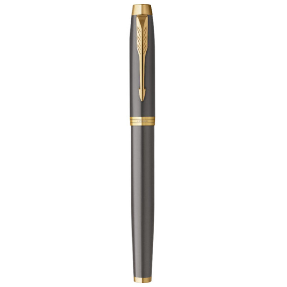 Ручка пір'яна Parker IM 17 Grey Lacquer GT  FP F (21 111)