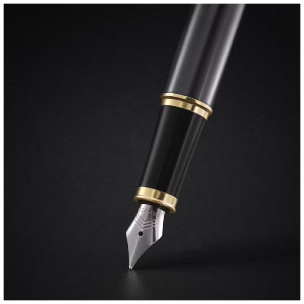 Ручка пір'яна Parker IM 17 Grey Lacquer GT  FP F (21 111)