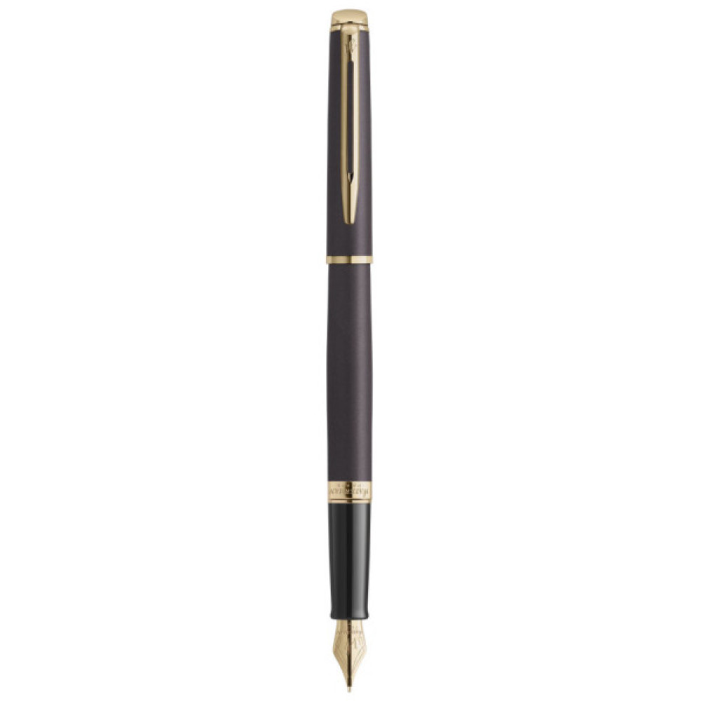 Ручка пір'яна Waterman HEMISPHERE Metallic Lava Black GT  FP F (12 090)
