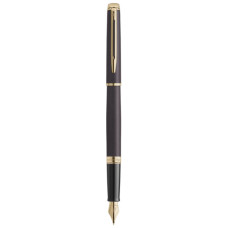 Ручка пір'яна Waterman HEMISPHERE Metallic Lava Black GT  FP F (12 090)
