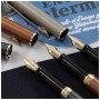 Ручка пір'яна Waterman HEMISPHERE Metallic Lava Black GT FP F (12 090) Ручка пір'яна Waterman HEMISPHERE Metallic Lava Black GT FP F (12 090)