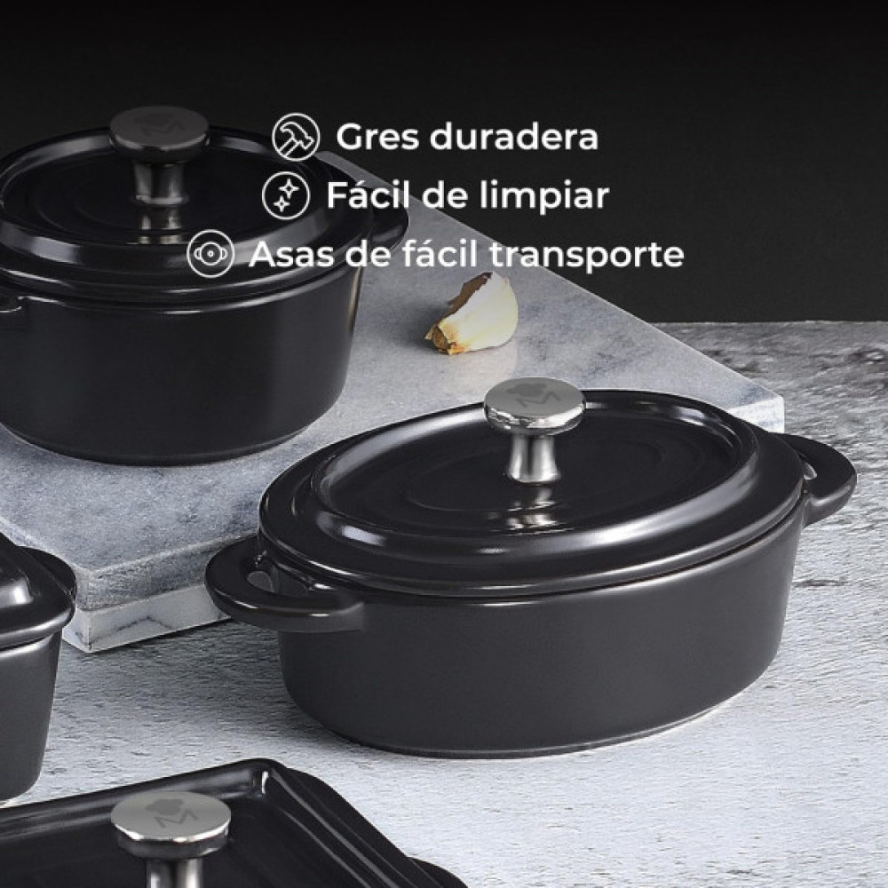 Рамекін MasterPro Foodies Cook & Share овальний 16 х 9,8 см (BGMP-10203)