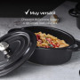 Рамекін MasterPro Foodies Cook & Share овальний 16 х 9,8 см (BGMP-10203) Рамекін MasterPro Foodies Cook & Share овальний 16 х 9,8 см (BGMP-10203)