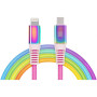 Дата кабель USB-C to Lightning 1.0m MFI Rainbow REAL-EL (EL123500054) Дата кабель USB-C to Lightning 1.0m MFI Rainbow REAL-EL (EL123500054)