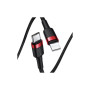 Дата кабель USB-C to Lightning 1.0m Cafule PD 20W red+black Baseus (CATLKLF-91) Дата кабель USB-C to Lightning 1.0m Cafule PD 20W red+black Baseus (CATLKLF-91)