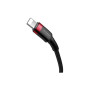 Дата кабель USB-C to Lightning 1.0m Cafule PD 20W red+black Baseus (CATLKLF-91) Дата кабель USB-C to Lightning 1.0m Cafule PD 20W red+black Baseus (CATLKLF-91)