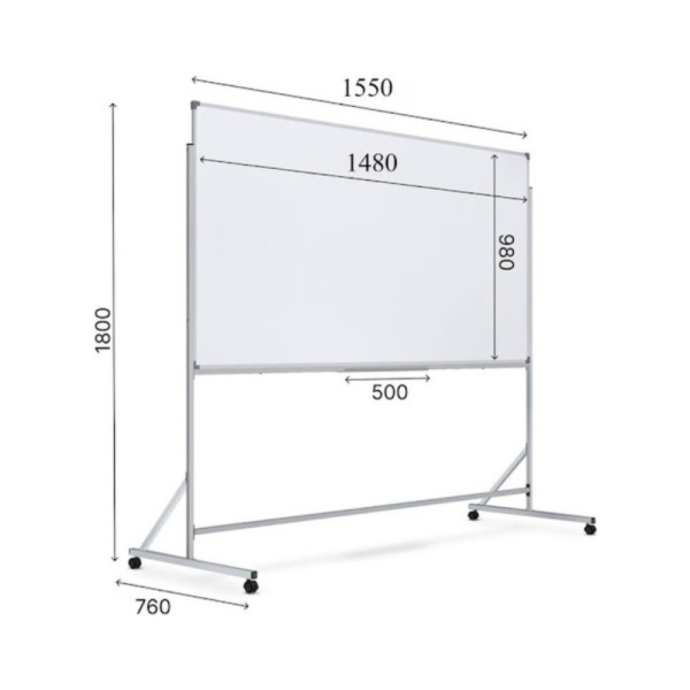 Фліпчарт Sector магнітно-маркерний 150х100 см (MМ-1510)