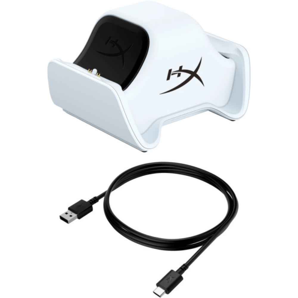 Зарядний пристрій HyperX ChargePlay Duo для PS5 DualSense White (51P68AA)