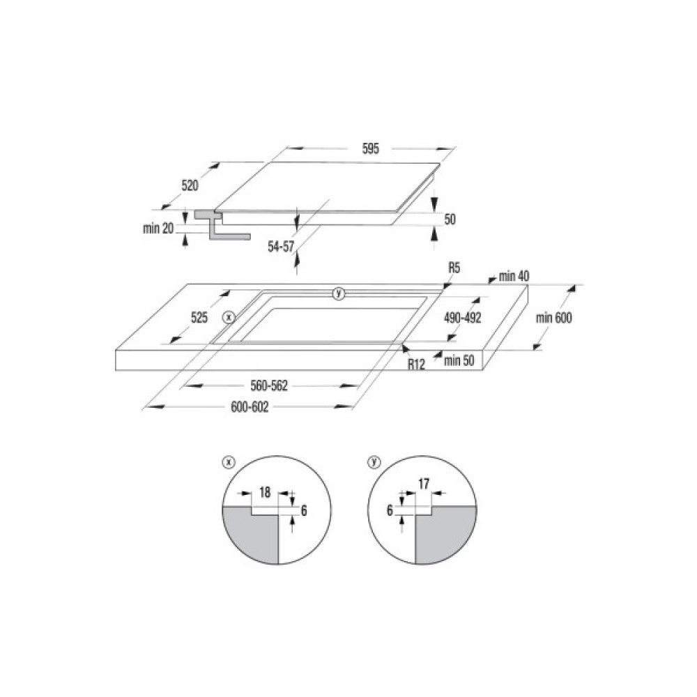 Варочна поверхня Gorenje ECT643BSC
