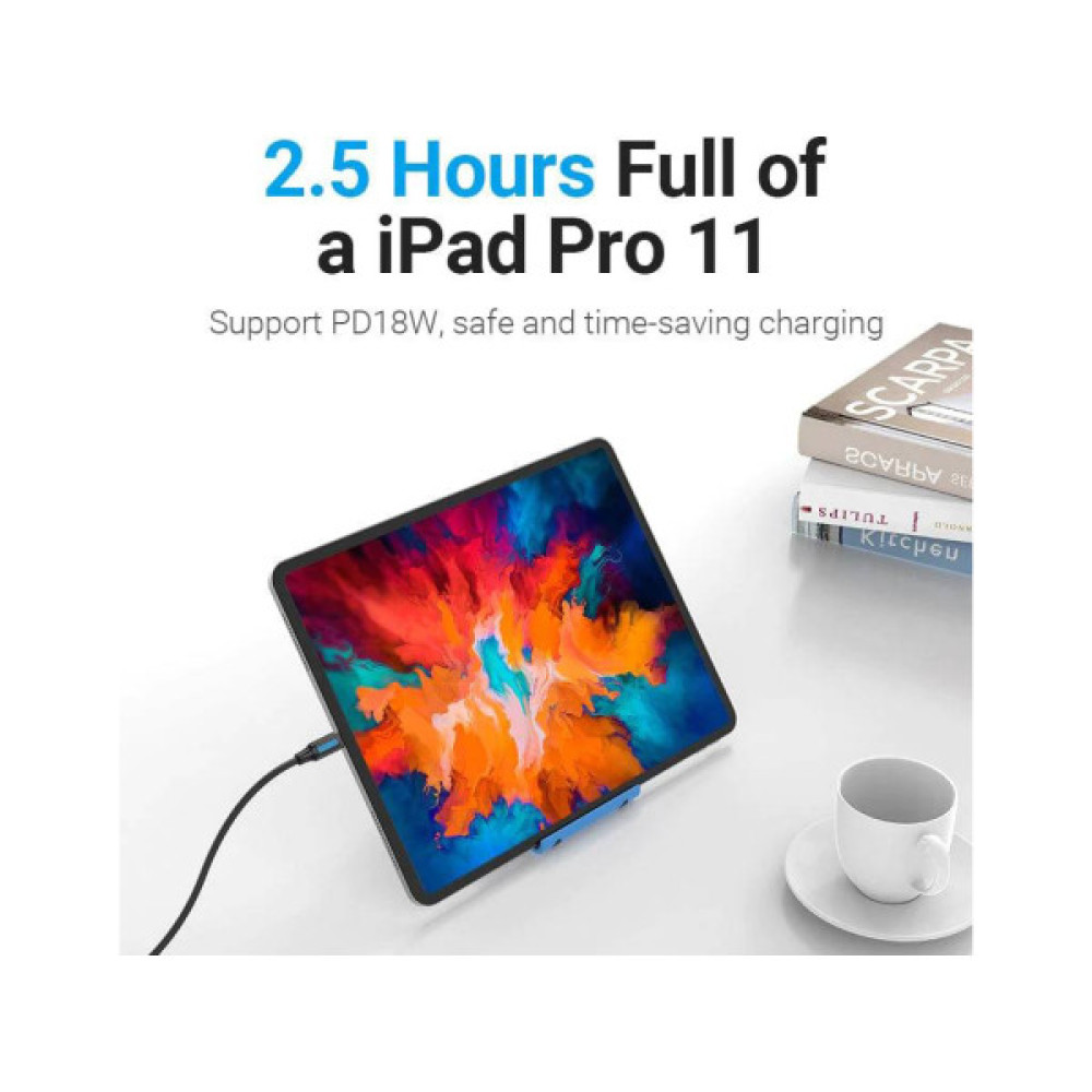 Дата кабель USB-C to USB-C 1.0m 2.0 100W VENTION (COTBF)