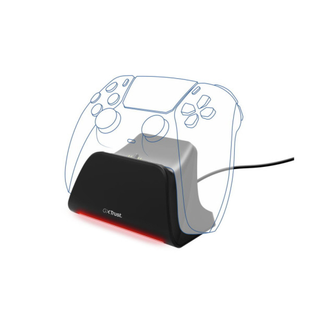 Зарядний пристрій Trust GXT 255 for PS5 Black (25552)
