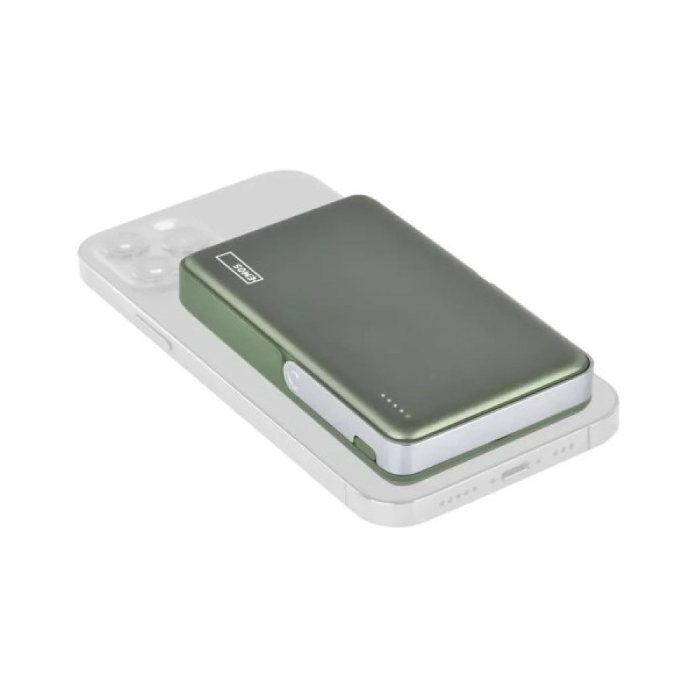 Батарея універсальна EMOS 10000mAh, MagSafe, 20W, green (B0552AG)
