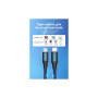 Дата кабель USB-C to Micro 5P 1.5m 2A black Vention (COVBG)