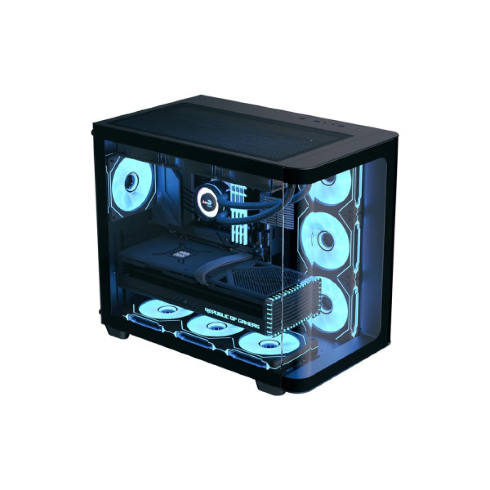 Корпус для ПК AeroCool P500C-G-BK-v1 Black (ACCM-PN01043.11)