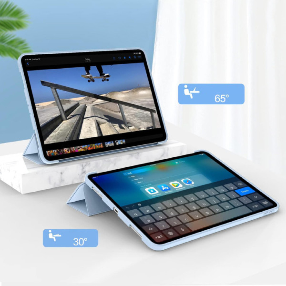 Чохол до планшета BeCover Tri Fold Soft TPU Silicone Apple iPad Air 13" M2/M3 (2024/2025) Light Blue (711741)