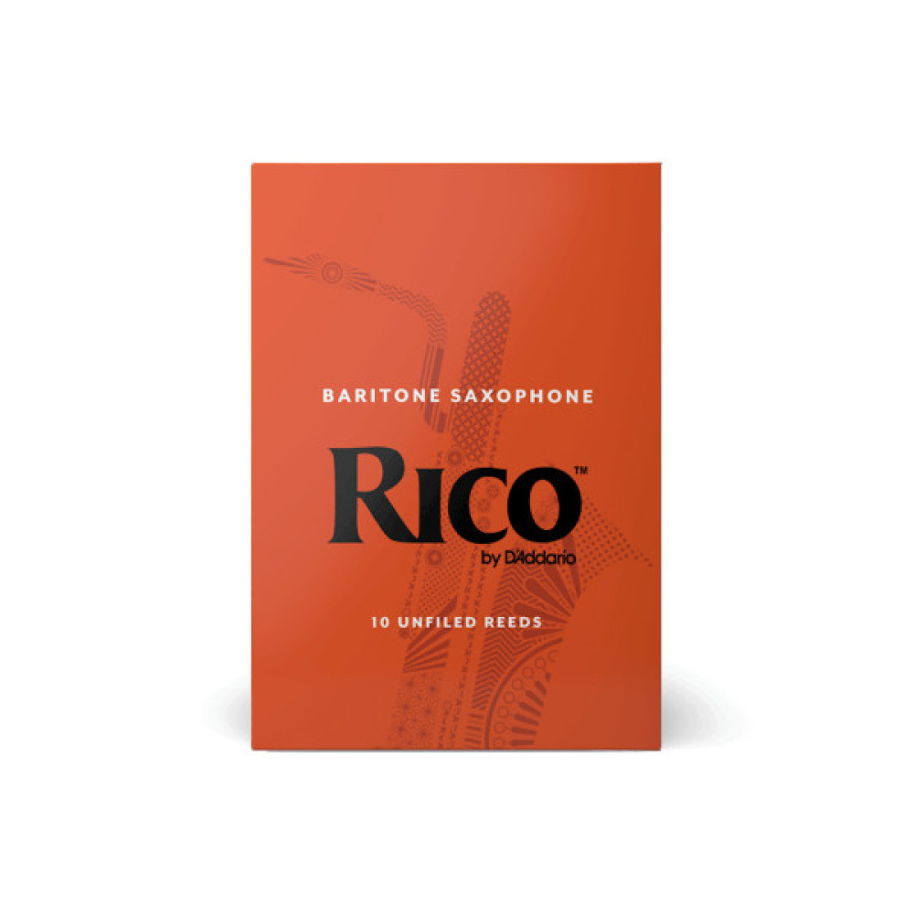 Тростина для саксофона D'Addario Rico - Baritone Sax #2.5 - 10 Pack (RLA1025)