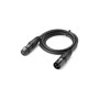 Кабель мультимедійний XLR M to XLR F 2.0m AV130 black Ugreen (20710) Кабель мультимедійний XLR M to XLR F 2.0m AV130 black Ugreen (20710)
