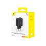 Зарядний пристрій Baseus 1xUSB-C 30W + 1xUSB black (P10111404113-00) Зарядний пристрій Baseus 1xUSB-C 30W + 1xUSB black (P10111404113-00)