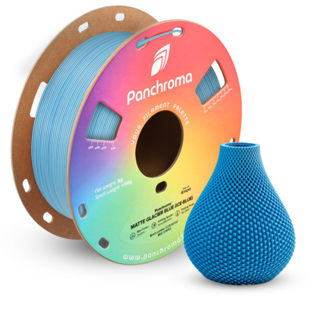 Пластик для 3D-принтера Polymaker PLA PANCHROMA DUAL MATTE 1,75mm 1kg GLACIER BLUE (CA04047)