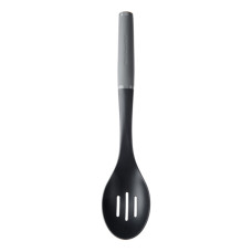 Ложка кухарська KitchenAid Coreline для сервіровки з прорізами, 33,8 см, сіра (KAS004OHCGG)