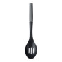 Ложка кухарська KitchenAid Coreline для сервіровки з прорізами, 33,8 см, сіра (KAS004OHCGG)