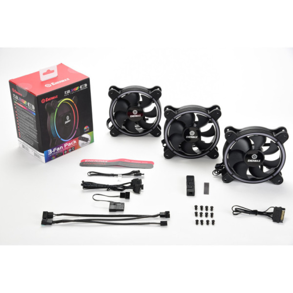 Кулер до корпусу Enermax T.B.RGB A.D.3 PACK (UCTBRGBA12P-BP3)